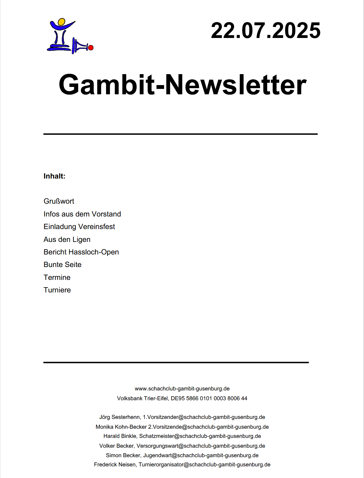 Newsletter 2025 07 22 01